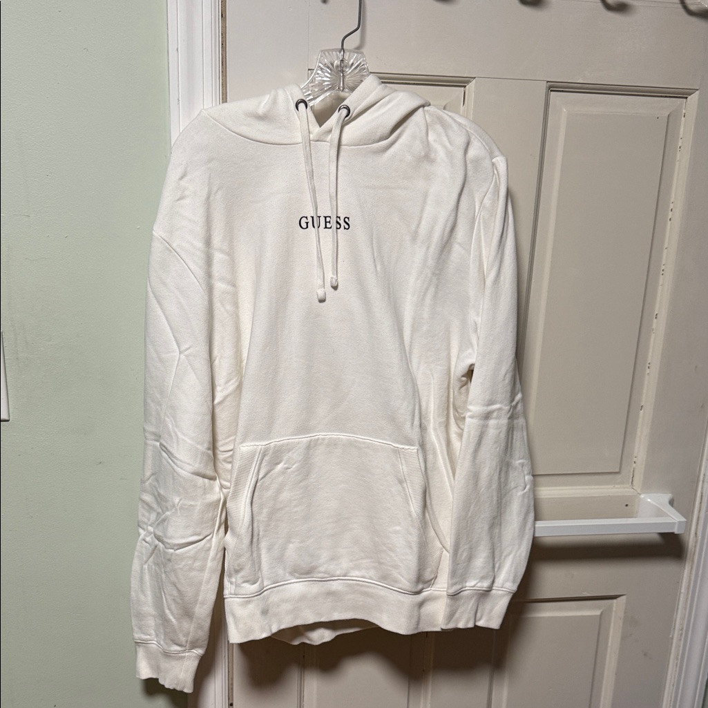 Guess Ivory Men's Hoodie L